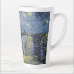 Vincent van Gogh - Starry Night 1888 Latte Mug<br><div class="desc">Vincent van Gogh - Starry Night (La Nuit etoilee)1888</div>