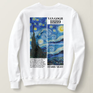 Vincent Van Gogh Starry Night 1889 Art Sweatshirt