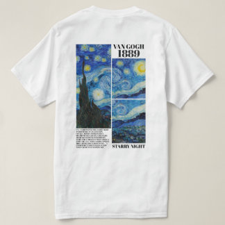 Vincent Van Gogh Starry Night 1889 Art  T-Shirt