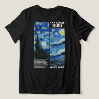 Vincent Van Gogh Starry Night 1889 Art Tri-Blend Shirt