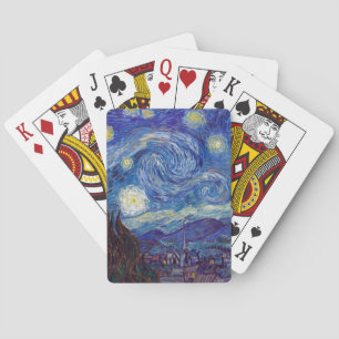 VINCENT VAN GOGH - Starry night 1889 Playing Cards