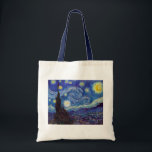 VINCENT VAN GOGH - Starry night 1889 Tote Bag<br><div class="desc">VINCENT VAN GOGH - Starry night 1889
Oil on canvas</div>