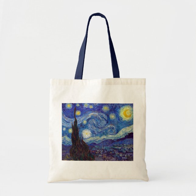 VINCENT VAN GOGH - Starry night 1889 Tote Bag (Front)