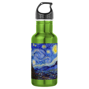 vincent, van, gogh, starry, night 532 ml water bottle