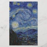 Vincent Van Gogh - Starry Night. Art Painting
