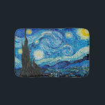 Vincent van Gogh, Starry Night Bath Mat<br><div class="desc">Starry Night,  famous painting by Vincent van Gogh</div>