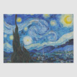 Vincent Van Gogh Starry Night Blue Yellow Tissue Paper<br><div class="desc">Vincent Van Gogh Starry Night Blue Yellow Tissue Paper</div>