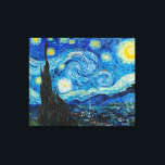 Vincent van Gogh, Starry Night Canvas Print<br><div class="desc">Starry Night,  famous painting by Vincent van Gogh.</div>