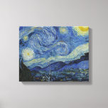 Vincent van Gogh - Starry Night Canvas Print<br><div class="desc">Vincent van Gogh - Starry Night - 1889 - oil painting</div>