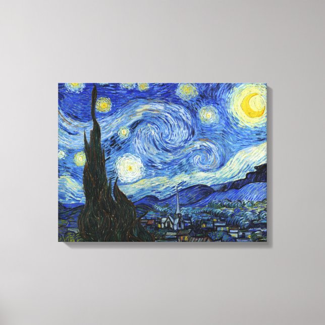 Vincent Van Gogh starry night Canvas Print (Front)