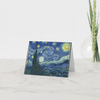 Vincent van Gogh - Starry night - Card