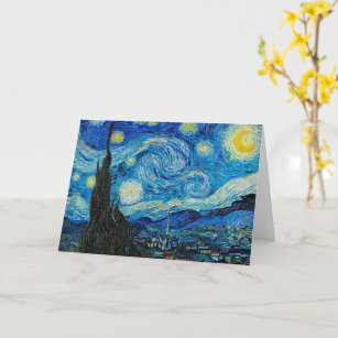 Vincent van Gogh, Starry Night  Card