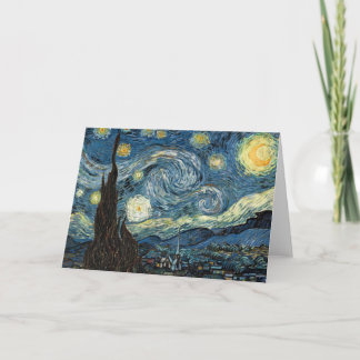 Vincent van Gogh Starry Night Card