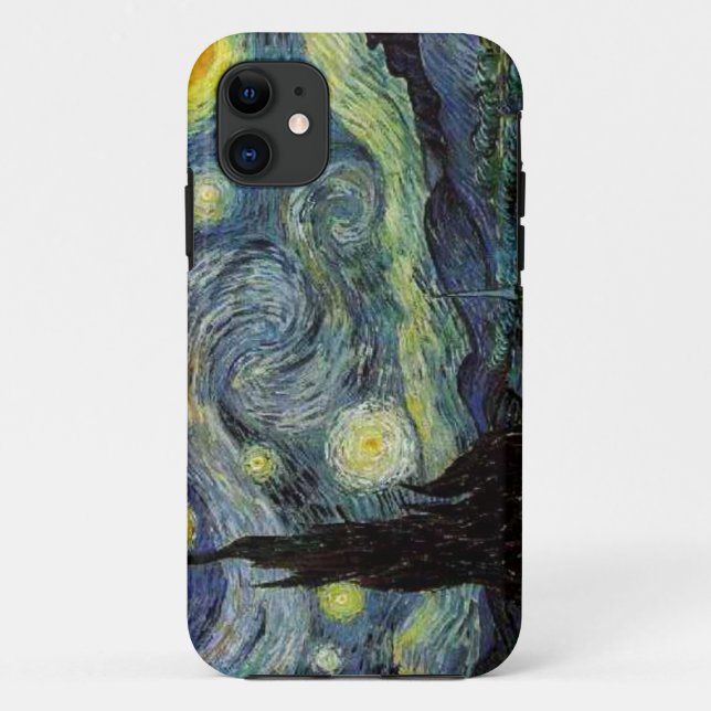 Vincent van Gogh,Starry Night Case-Mate iPhone Case (Back)