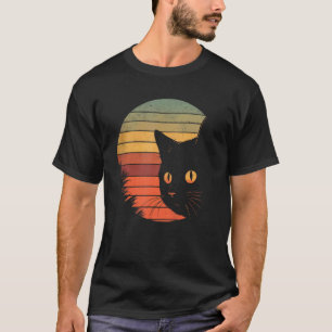Vincent Van Gogh Starry Night Cat Lover T-Shirt