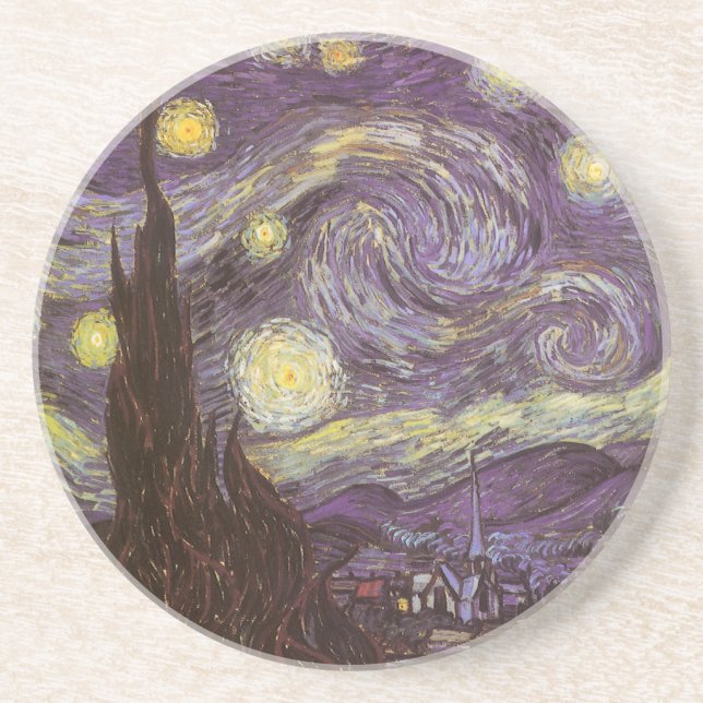 Vincent van Gogh - Starry Night Coaster (Front)