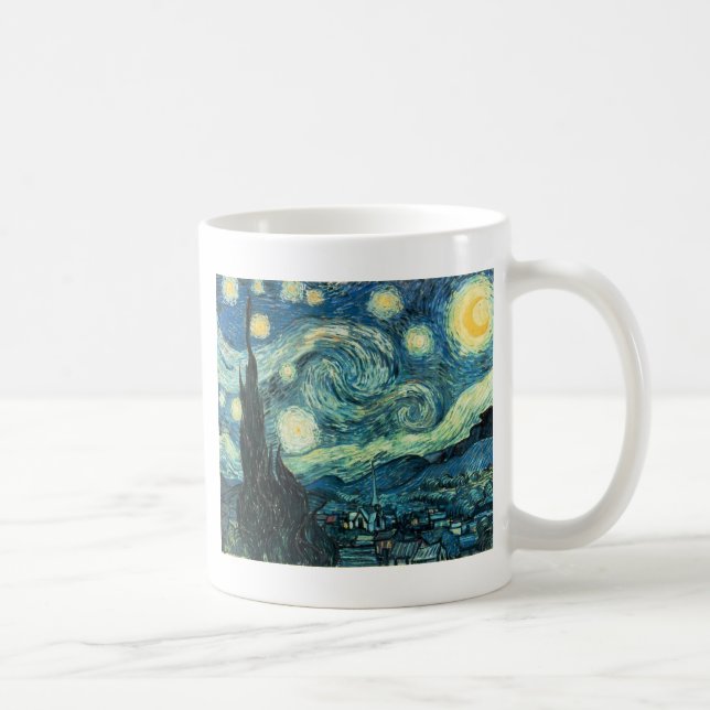 Vincent Van Gogh Starry Night Coffee Mug (Right)