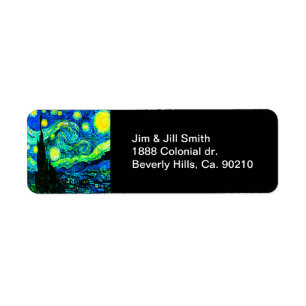 Vincent Van Gogh Starry Night Enhanced