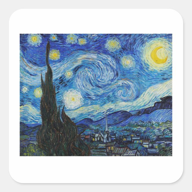 VINCENT VAN GOGH "STARRY NIGHT ENVELOPE SEAL (Front)