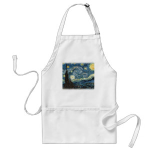 Vincent van Gogh, Starry Night. Famous art. Standard Apron