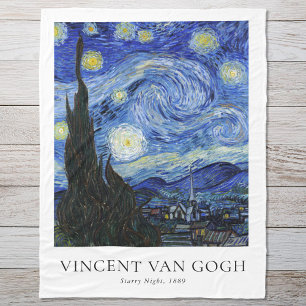 Vincent Van Gogh Starry Night Fleece Blanket