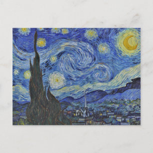 Vincent van Gogh Starry Night GalleryHD Fine Art Postcard