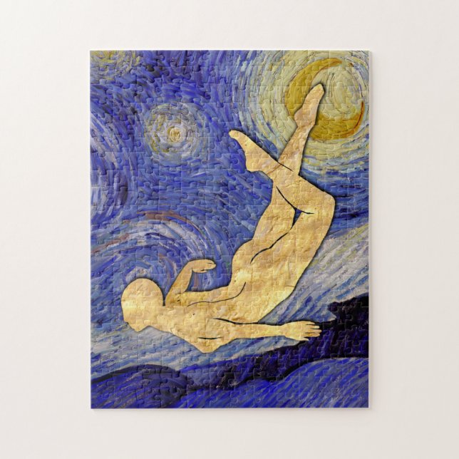 Vincent Van Gogh Starry Night Jigsaw Puzzle (Vertical)
