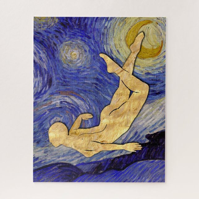 Vincent Van Gogh Starry Night Jigsaw Puzzle (Vertical)