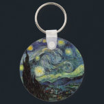 Vincent van Gogh - Starry Night Key Ring<br><div class="desc">Vincent van Gogh - Starry Night</div>