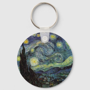 Vincent van Gogh - Starry Night Key Ring