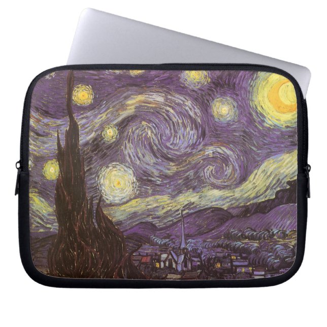 Vincent van Gogh - Starry Night Laptop Sleeve (Front)
