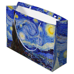 Vincent van Gogh, ” Starry night ” Large Gift Bag