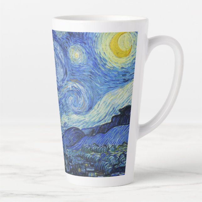 Vincent Van Gogh - Starry Night Latte Mug (Right)