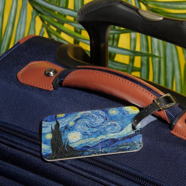 Vincent van Gogh, Starry Night Luggage Tag (Front Insitu 3)