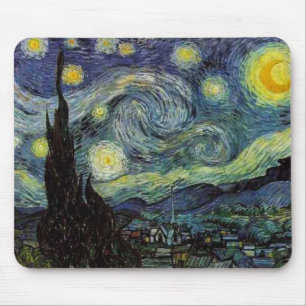 Vincent van Gogh - Starry Night Mouse Mat