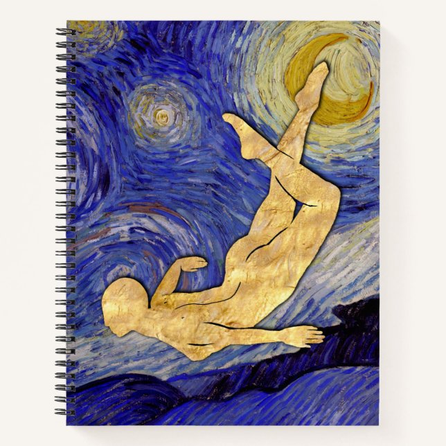 Vincent Van Gogh Starry Night Notebook (Front)
