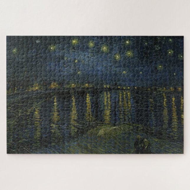 Vincent van Gogh - Starry Night on the Rhone Jigsaw Puzzle (Horizontal)