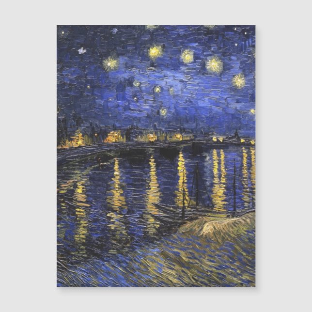 Vincent Van Gogh Starry Night Over The Rhone (Front)