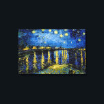 Vincent Van Gogh Starry Night Over The Rhone 1888 Canvas Print<br><div class="desc">Artist: Vincent Van Gogh
Title: Starry Night Over the Rhone
Year : 1888 (September)


landscape,  oil painting,  masterpiece,  antique,  vintage,  famous,  art,  artwork,  blue,  gold,  swirls,  bold,  classic,  elegant,  romantic,  beautiful,  pretty,  gorgeous,  home decor, </div>