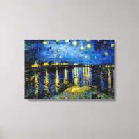 Vincent Van Gogh Starry Night Over The Rhone 1888