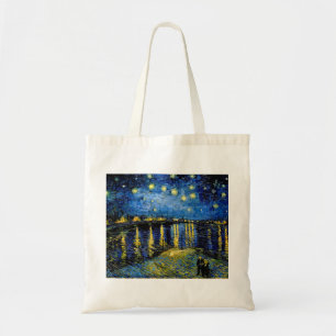 Vincent Van Gogh Starry Night Over the Rhone 1888 Tote Bag
