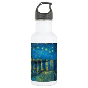 Vincent Van Gogh Starry Night Over the Rhone 532 Ml Water Bottle