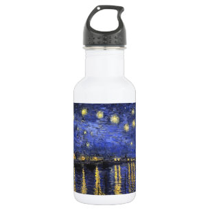 Vincent Van Gogh Starry Night Over The Rhone 532 Ml Water Bottle