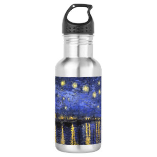 Vincent Van Gogh Starry Night Over The Rhone 532 Ml Water Bottle