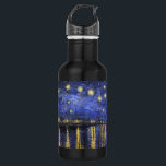 Vincent Van Gogh Starry Night Over The Rhone 532 Ml Water Bottle<br><div class="desc">Vincent Van Gogh Starry Night Over the Rhone Starry Night Over the Rhone (September 1888) is one of Vincent van Gogh's paintings of Arles at night time in Arles. It was painted at a spot on the bank of the Rhone River that was only a one or two-minute walk from...</div>