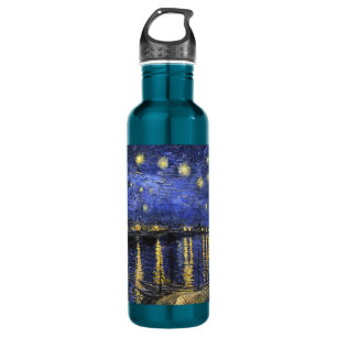 Vincent Van Gogh Starry Night Over The Rhone 710 Ml Water Bottle