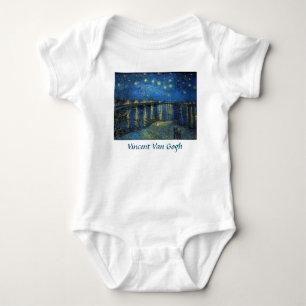 Vincent van Gogh - Starry Night Over the Rhone Baby Bodysuit