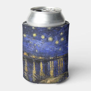 Vincent Van Gogh Starry Night Over The Rhone Can Cooler
