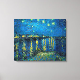 Vincent Van Gogh Starry Night Over the Rhone Canvas Print