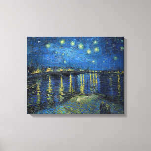 Vincent van Gogh - Starry Night Over the Rhone Canvas Print